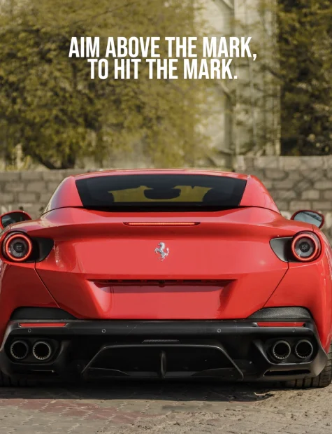 Aim Above The Mark, To Hit The Mark